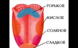 Потеря чувствительности языка к соленому и сладкому