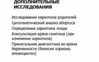 Цитогенетическое исследование материала абортуса