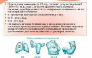 Онкомаркер са125 при беременности