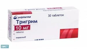 Перестал помогать тригрим 10 мг, вывела соли фурасемитом