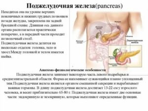 Реактивные изменения поджелудочной железы