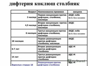 Прививка от столбняка перед зачатием